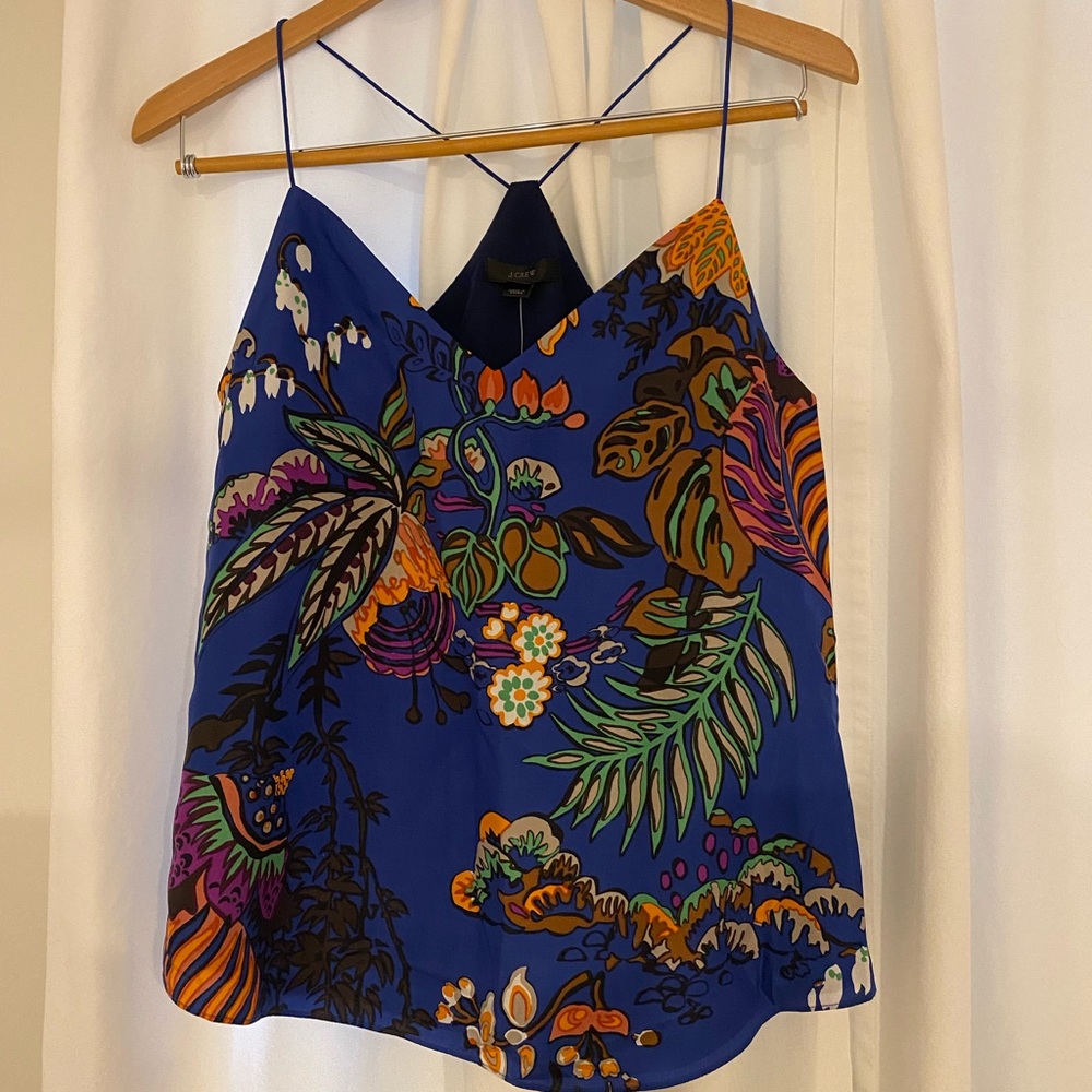 NWT J. Crew Silk Tank